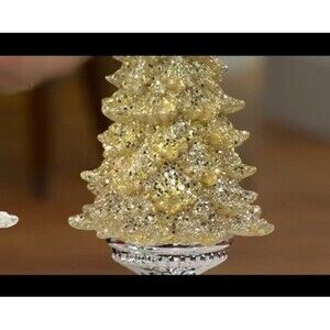 20" Illuminated Glittered Kaleidoscope Tree by Valerie